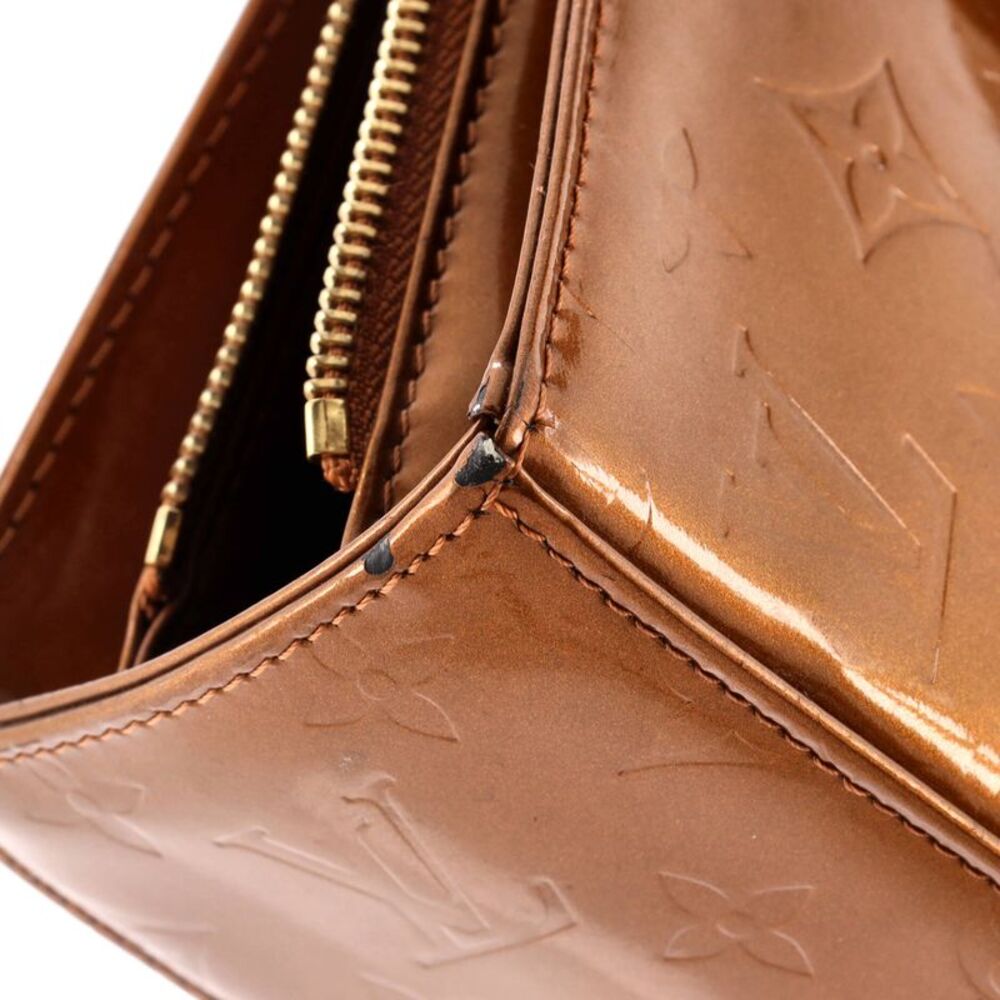 Louis Vuitton Columbus Handbag Monogram Vernis Brown - Picture 8 of 9